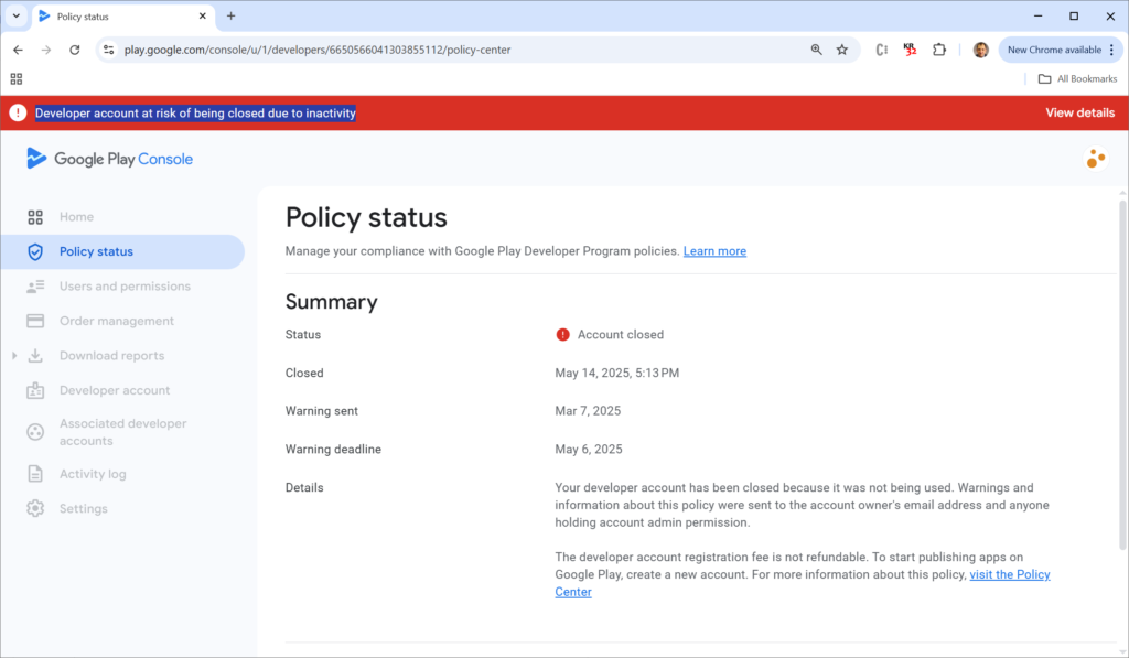 谷歌开发者账号收款被冻结申诉时间多久?2026年深度解析与完整指南 4 image 20